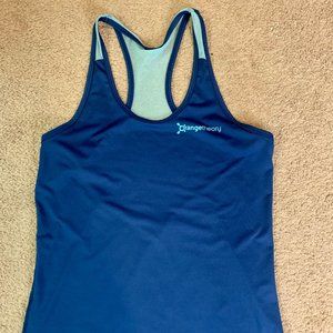 Orangetheory Blue w/ Mesh Workout Tank